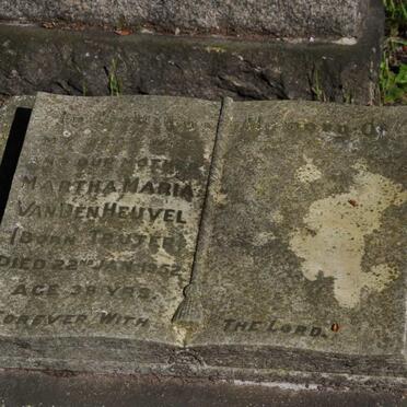 HEUVEL Martha Maria, van den nee TRUTER -1952