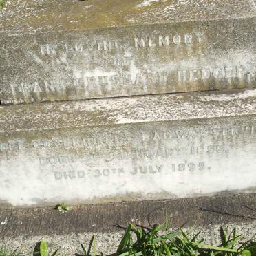 HEDGER Frederick Frushard 1855-1895