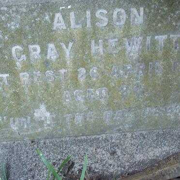 HEWITT Alison Gray -1919