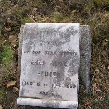 HEUSER Anna Alice -1959