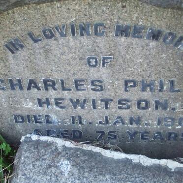 HEWITSON Charles Philip -1967