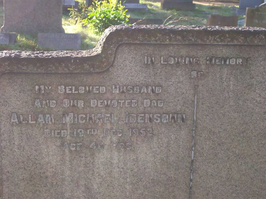 IDENSOHN Allan Michael -1952