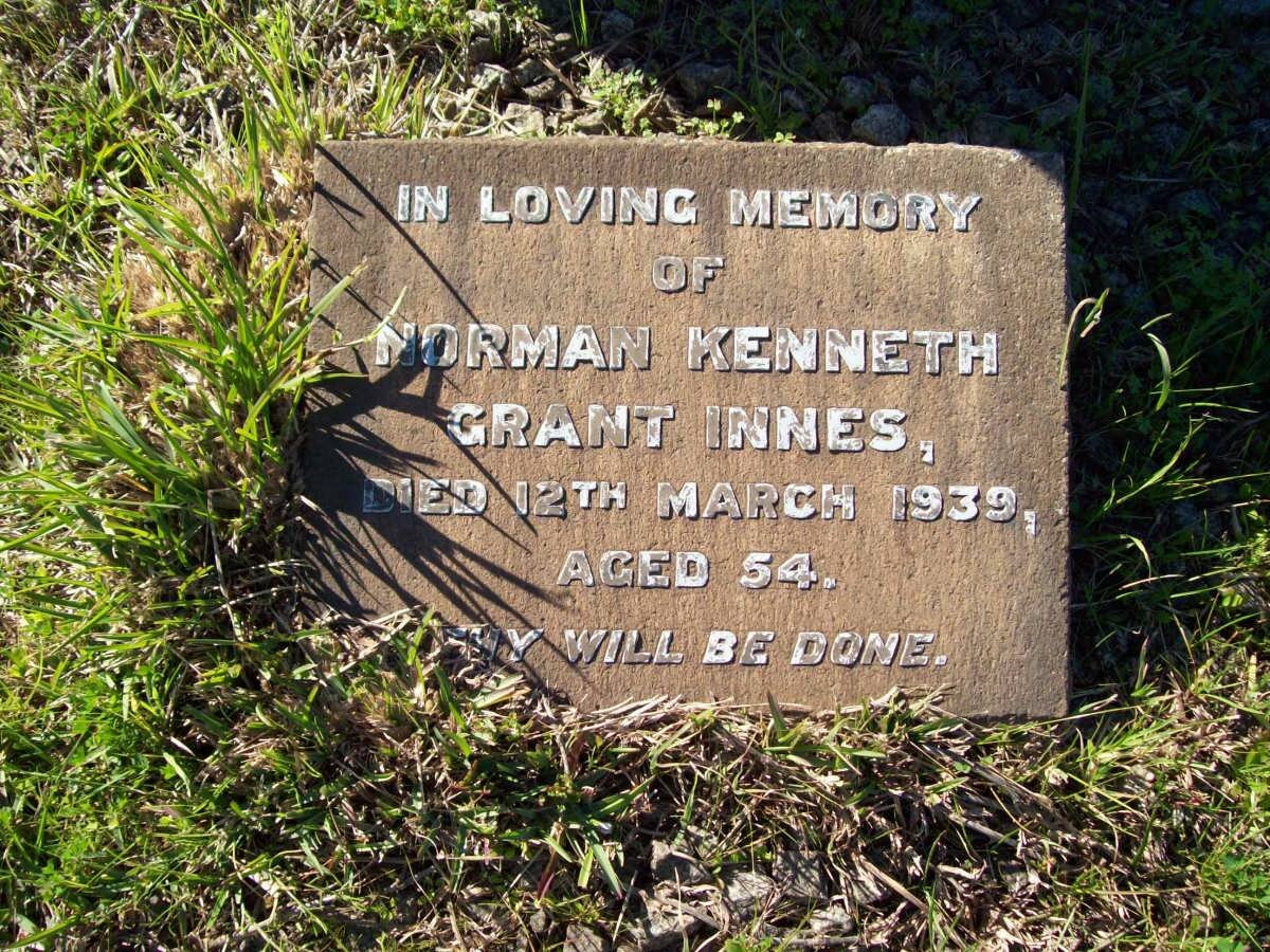 INNES Norman Kenneth Grant -1939