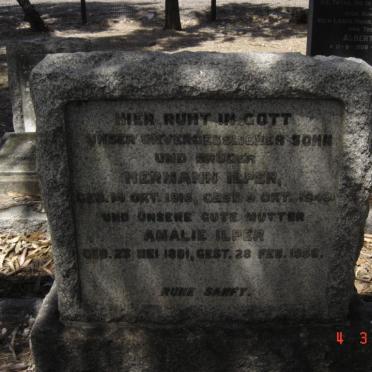 ILPER Hermann 1916-1940 &amp; Amalie 1881-1956