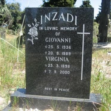INZADI Virginia 1898-2000 :: INZADI Giovanni 1936-1989