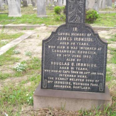 IRONSIDE James -1903 :: IRONSIDE Douglas C. -1969