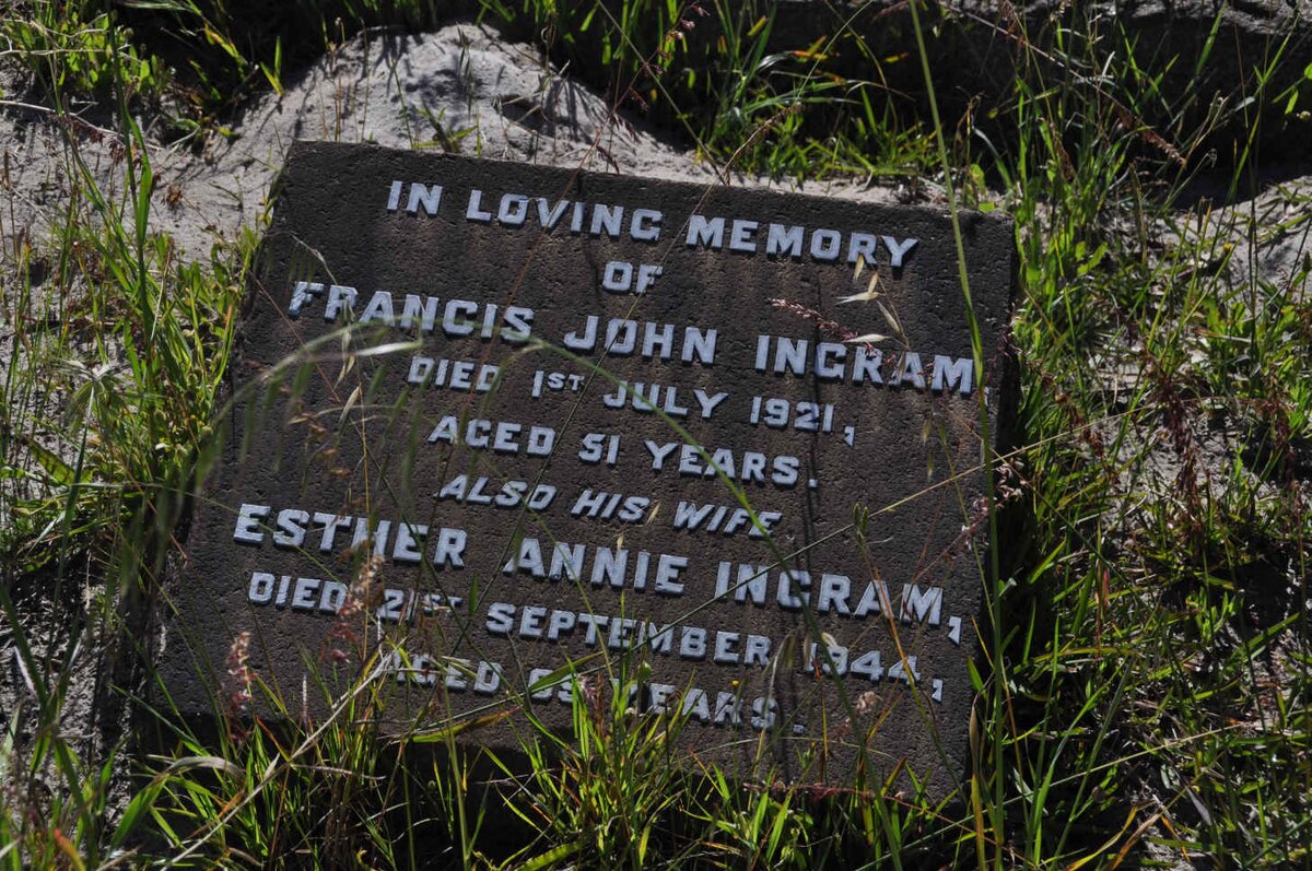 INGRAM Francis John -1921 &amp; Esther Annie -1944