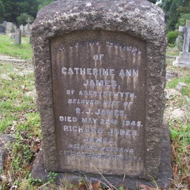 JAMES Richard Jones -1953 &amp; Catherine Ann -1945