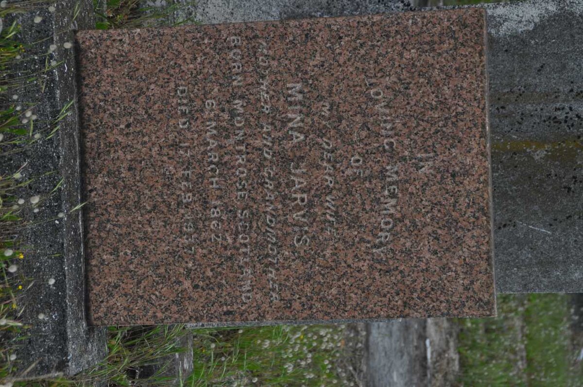 JARVIS Mina 1862-1937