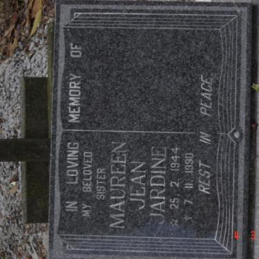 JARDINE Maureen Jean 1944-1990