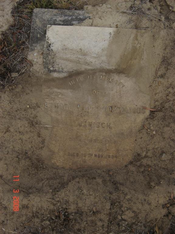 JANISCK Edward Adolf Cornelious 1885-1894