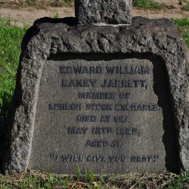 JARRETT Edward William Lakey -1928