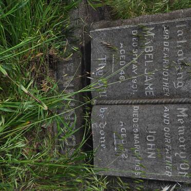 JENKINSON John -1935 &amp; Mabel Jane -1931