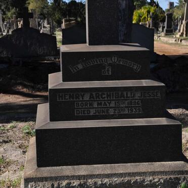 JESSE Henry Archibald 1886-1939
