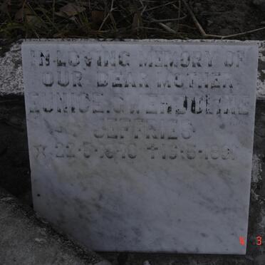 JEFFREYS Eunice Gwendoline 1940-1991