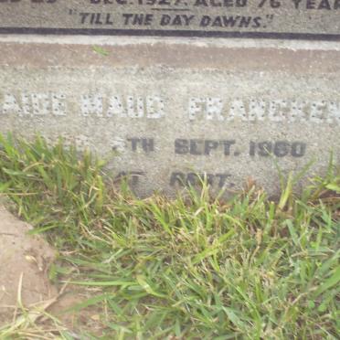 FRANCKENNE Adelaide Maud -1960