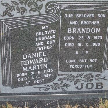 JOB Daniel Edward Martin 1935-1982 :: JOB Brandon 1970-1988