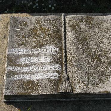 JONAS Cecil John 1897-1953