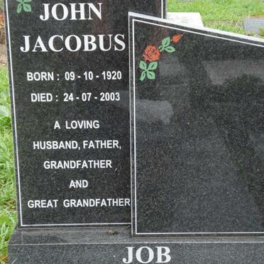 JOB John Jacobus 1920-2003