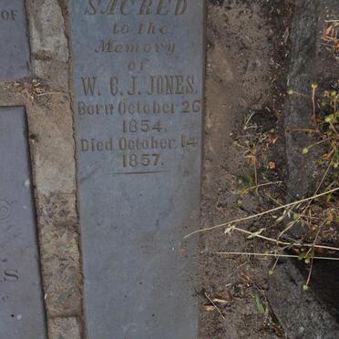 JONES W.C.J. 1854-1857