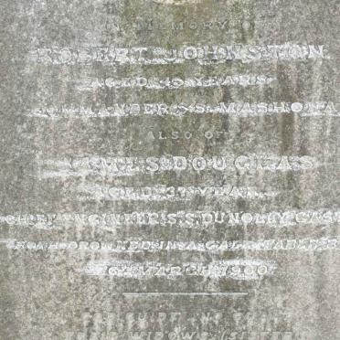 JOHNSTON Robert -1900 :: DOUGLAS James S. -1900