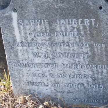 JOUBERT  Sophie nee FAURE 1862-1919