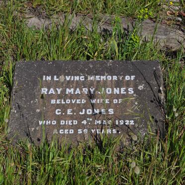 JONES Ray Mary -1922