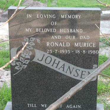 JOHANSEN Ronald Murice 1935-1980