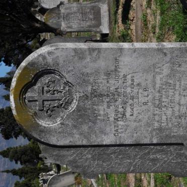 JOHNSON Catharine S.M. -1912 :: DE VOS Auguste Amanda nee JOHNSON -192?