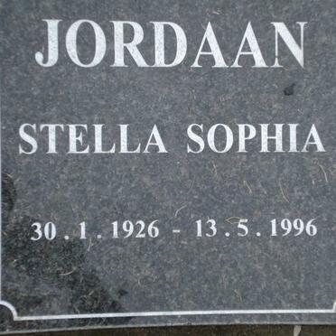 JORDAAN Stella Sophia 1926-1996