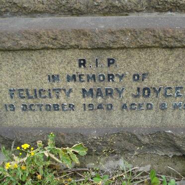 JOYCE Felicity Mary -1940