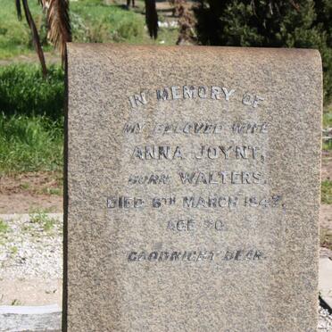 JOYNT Anna nee WALTERS -1947