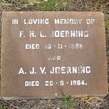 JOERNING F.H.L. -1959 &amp; A.J.V. -1964