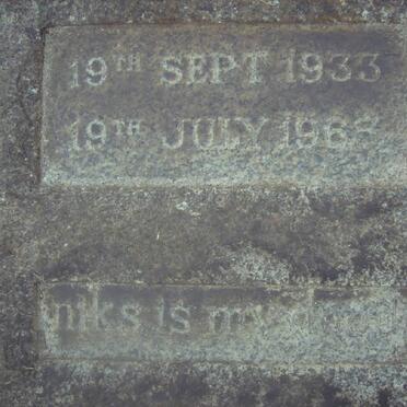 JONKER Ingrid 1933-1965