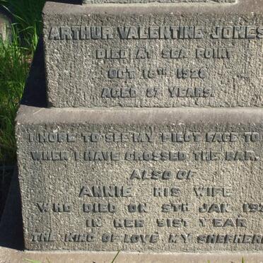 JONES Arthur Valentine -1928 &amp; Annie -1939