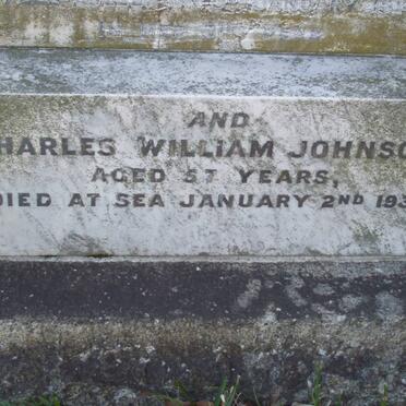 JOHNSON Charles William -1932