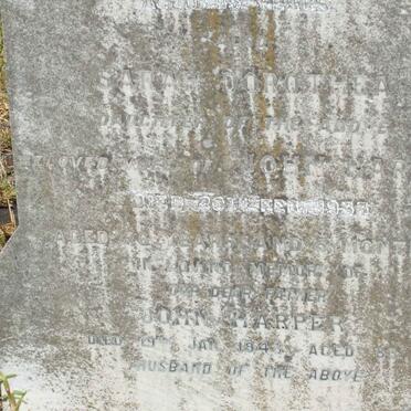 JOHNSON John Robert -1910 :: HARPER John -1943 &amp; Sarah Dorothea 19??