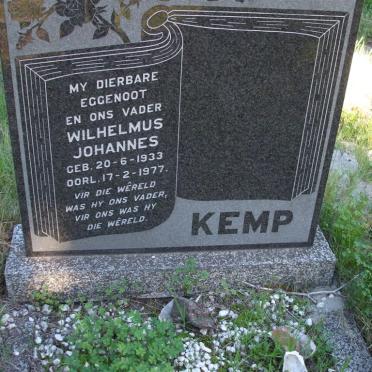 KEMP Wilhelmus Johannes 1933-1977