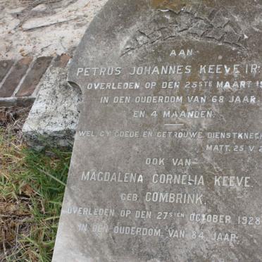 KEEVE Petrus Johannes -1912 &amp; Magdalena Cornelia COMBRINK -1928