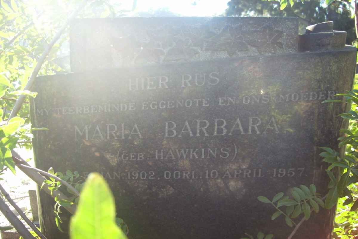 KENNY Maria Barbara nee HAWKINS 1902-1957