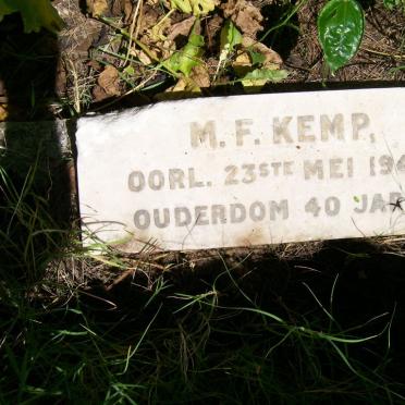 KEMP M.F. -1948