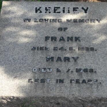 KEENEY Frank -1939  :: KEENEY Mary -1968