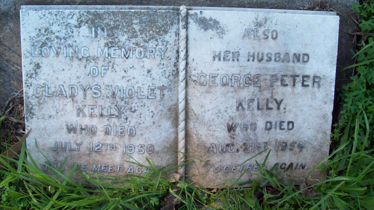KELLY George Peter  -1954 &amp; Gladys Violet  -1950