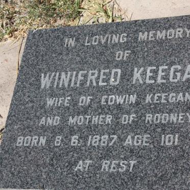 KEEGAN Winifred 1887-