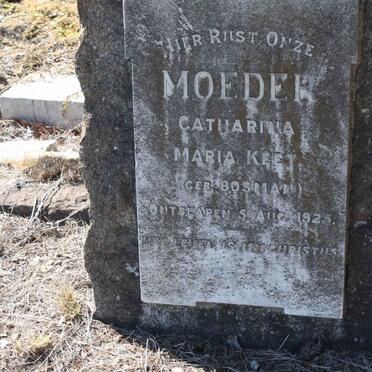 KEET Catharina Maria nee BOSMAN -1925