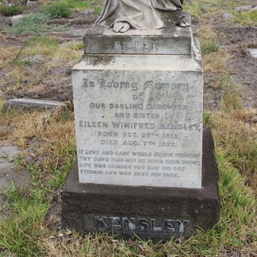 KENSLEY Eileen Winifred 1913-1932 