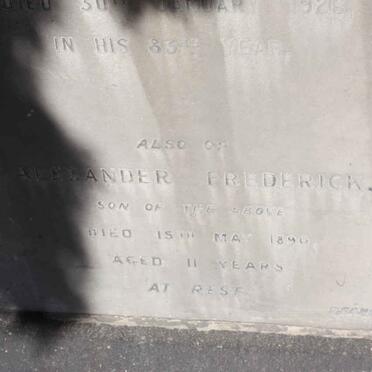 KERCHHOFF Alexander Frederick -1890