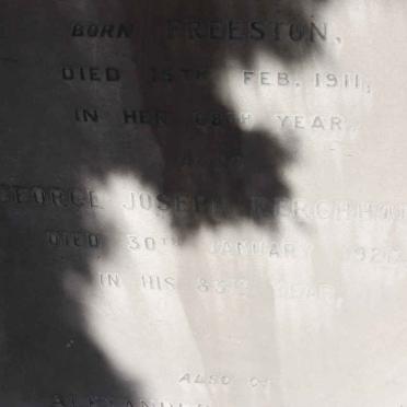 KERCHHOFF George Joseph -192?