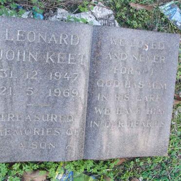 KEET Leonard John 1947-1969