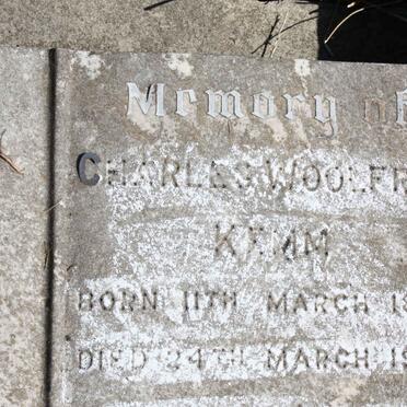 KEMM Charles Woolfred 1886-1967